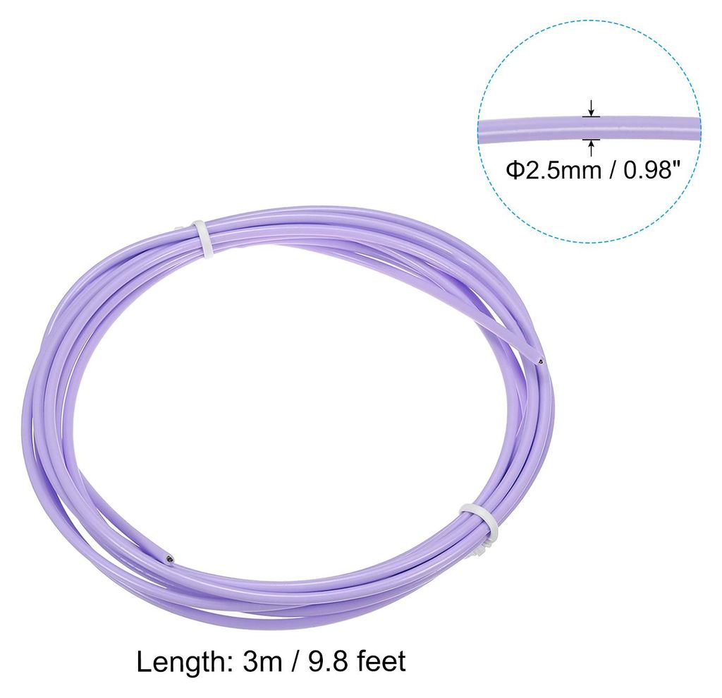 10Ft Schnellsprung Seil Ersatz Kabel 2.5mm Profi Springseil Stahl Draht Ersatz fš¹r Seil Skippen Training Lila