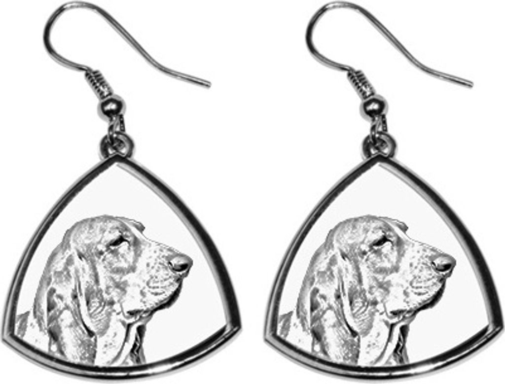 Basset Hound - Hund Ohrringe, hängende Ohrringe mit Bild, personalisierter Schmuck mit dem Aufdruck der Marke Art-Dog