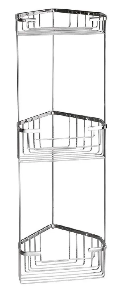 Étagère d'angle anti-rouille pour douche Gedy Smart Chrome 59 cm 2484