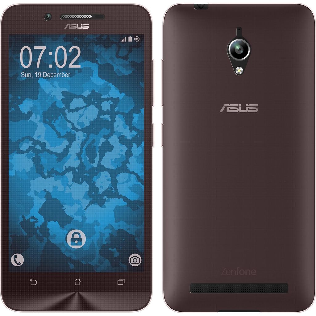 PhoneNatic Case kompatibel mit Asus Zenfone Go (ZC500TG) - rosa Silikon Hülle 360° Fullbody Cover