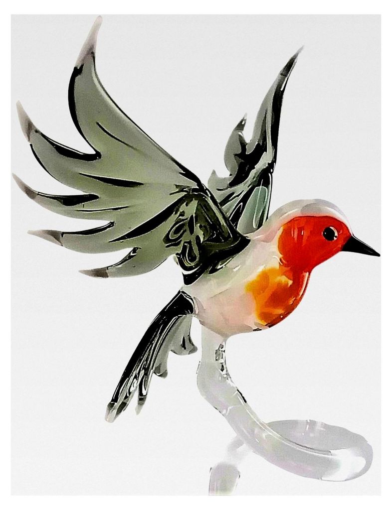 Orchideenstab, Rotkehlchen (normal) Vogel des Jahres 2021