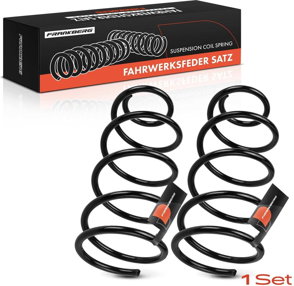 Frankberg 2x Fahrwerksfeder Vorderachse für Mazda 3 BK 3 Stufenheck 1.4L 1.6L 2003-2009