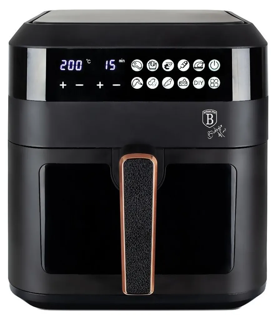 Friteuse à air chaud Berlinger Haus BH-9446 Black Rose de 6,3 litres