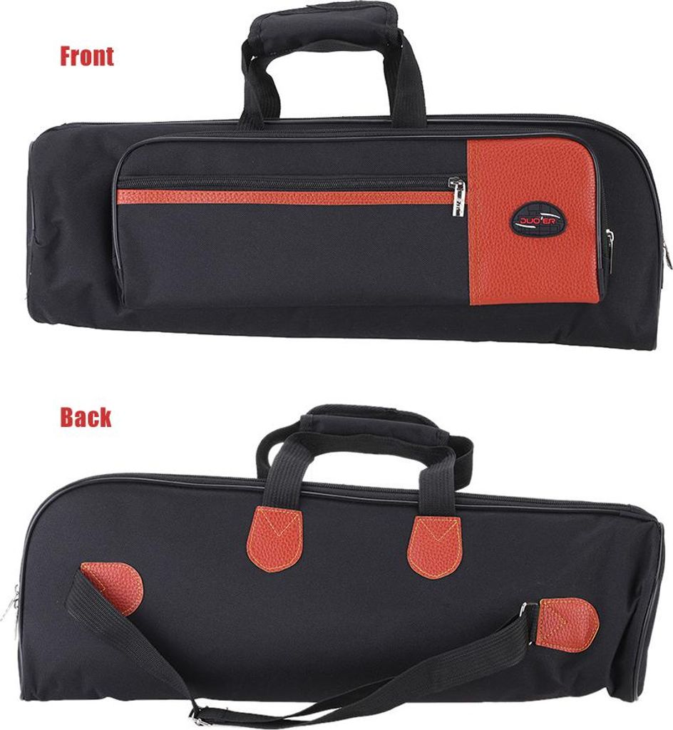 EBTOOLS 600D - Oxford -Tasche fr Trompete mit Schultergurt und 15 Mm Dicker Gepolsterter Schaum, Praktische Taschen fr Zubeh?r