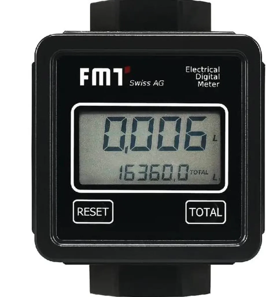 Compteur de débit numérique G 1'' Pressol roue à turbine en aluminium