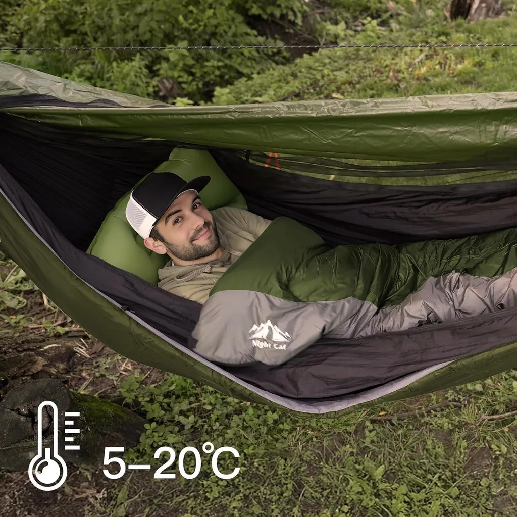 Underquilt hamac isolant et imperméable pour bivouac de survie 240cm - 4
