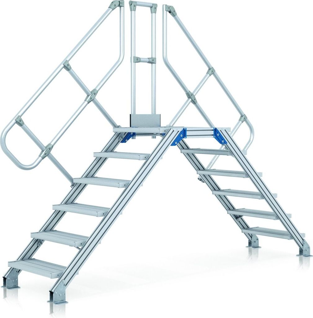 ZARGES LM-Überstieg 45° 6 Stufen, 600 mm breit, Höhe 1.170 mm 40355935