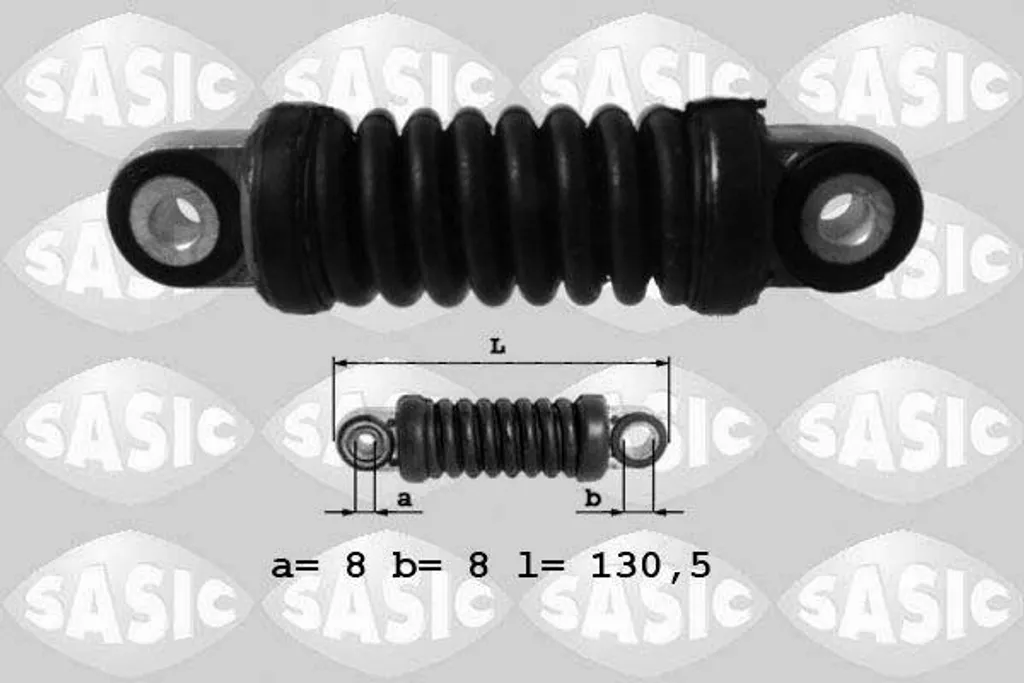 Tendeur de courroie SASIC 1620043 pour moteur essence et diesel OE 575141