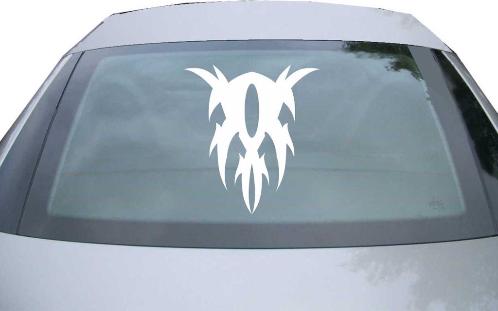 Indigos UG - Aufkleber Heckscheibe & Motorklappe DE7111 - weiß - 600x545 mm - Yuuzhan Vong - Auto Scheiben Fenster Heckklappe Tuning Racing JDM - ...