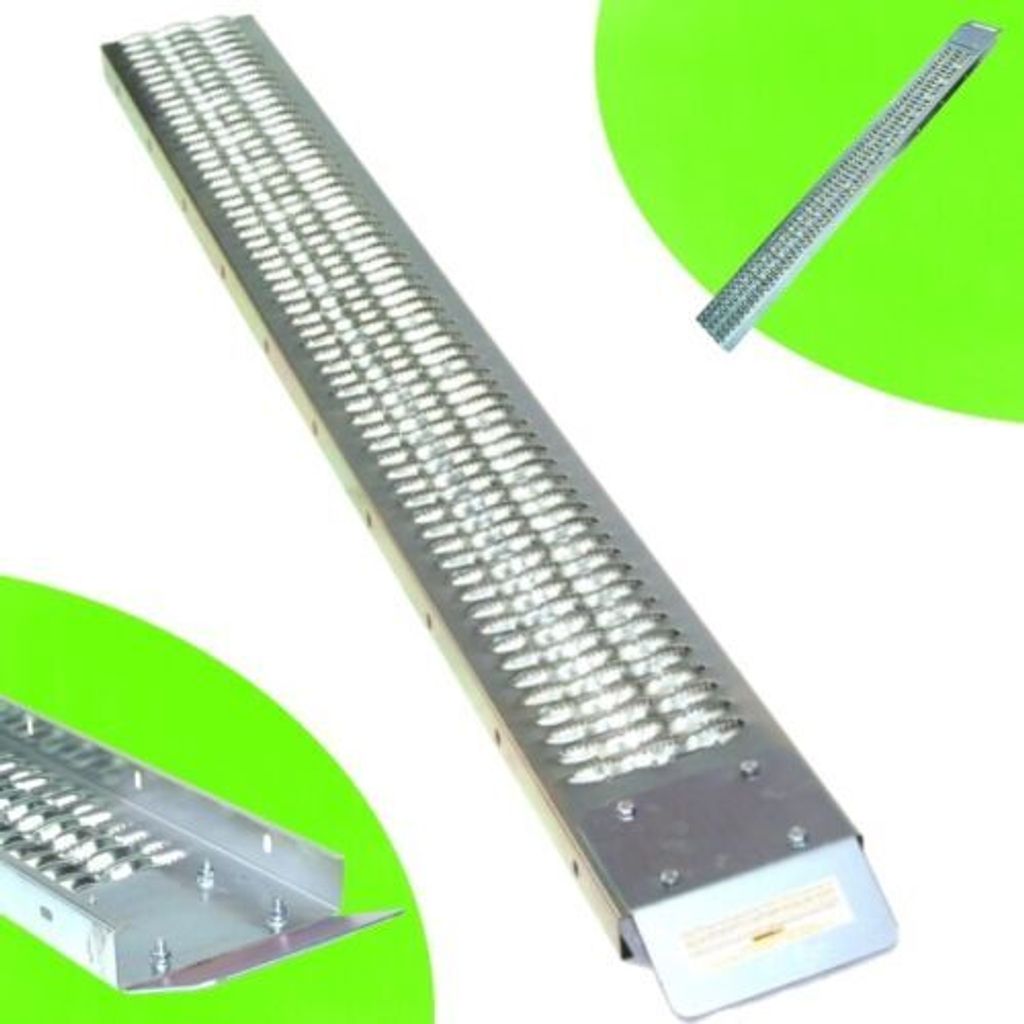 1 x Auffahrrampe 06147 Stahl 183 cm 225 kg Laderampe Verladerampe Auffahrschiene