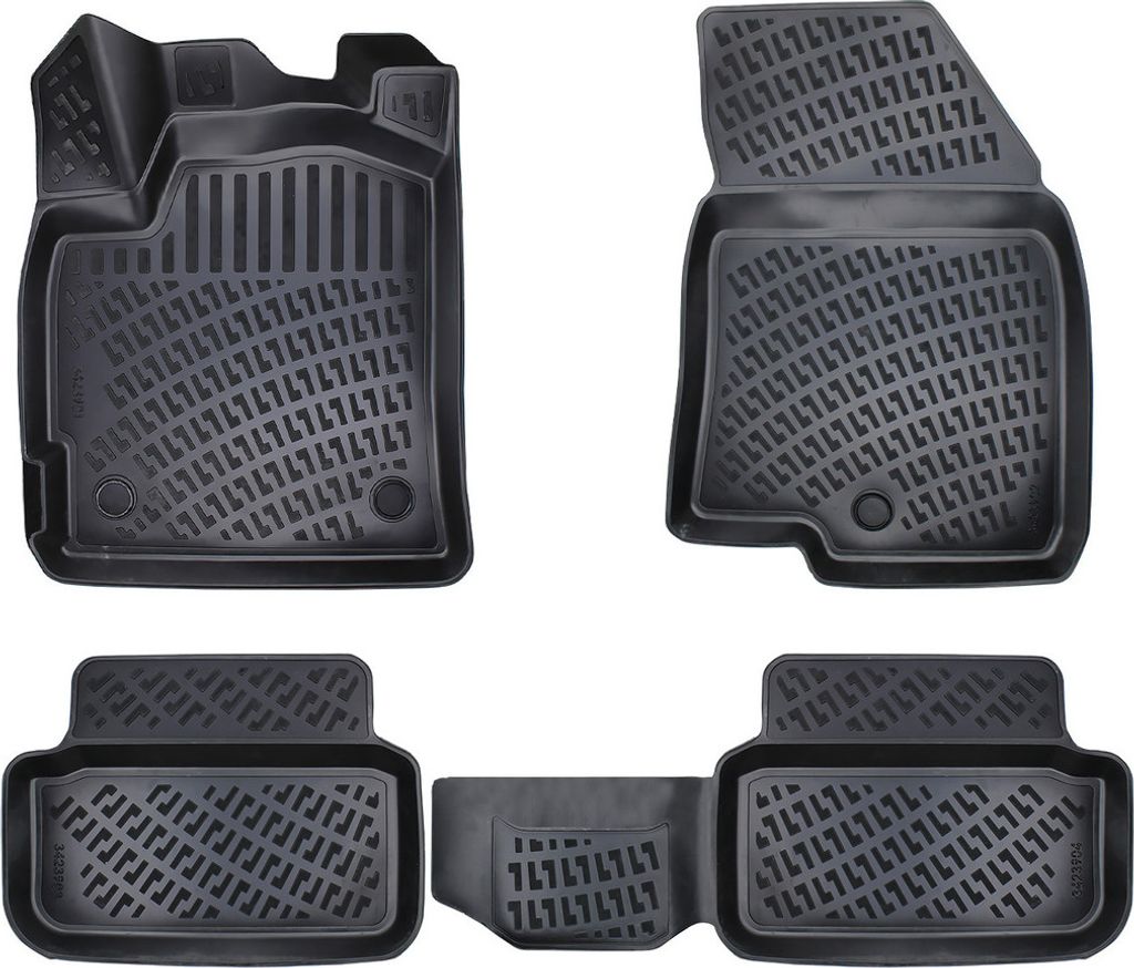 3D Auto Gummimatten passend für Dacia Sandero STEPWAY Comfort/Essential Paket Baujahr ab 2020