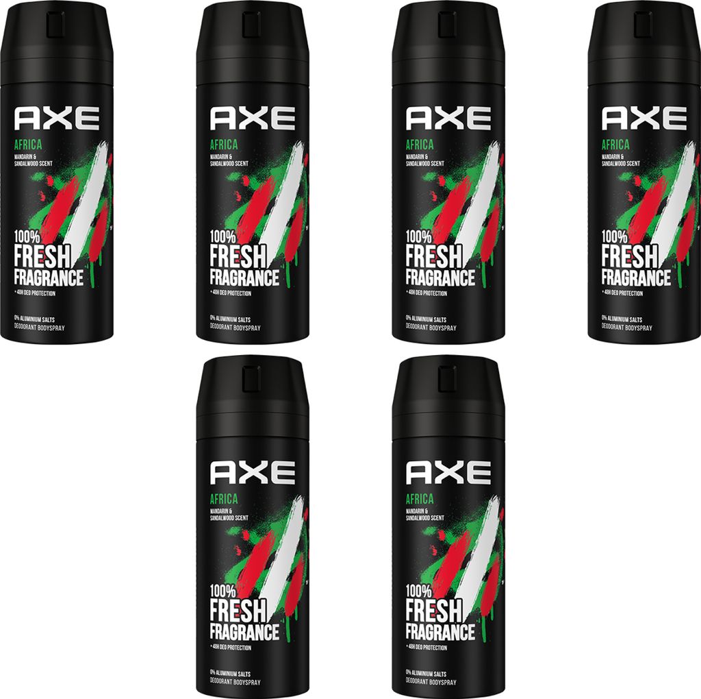 Axe Africa 6 x 150 ml Deodorant Deospray Deo Spray Set Produktbild 2