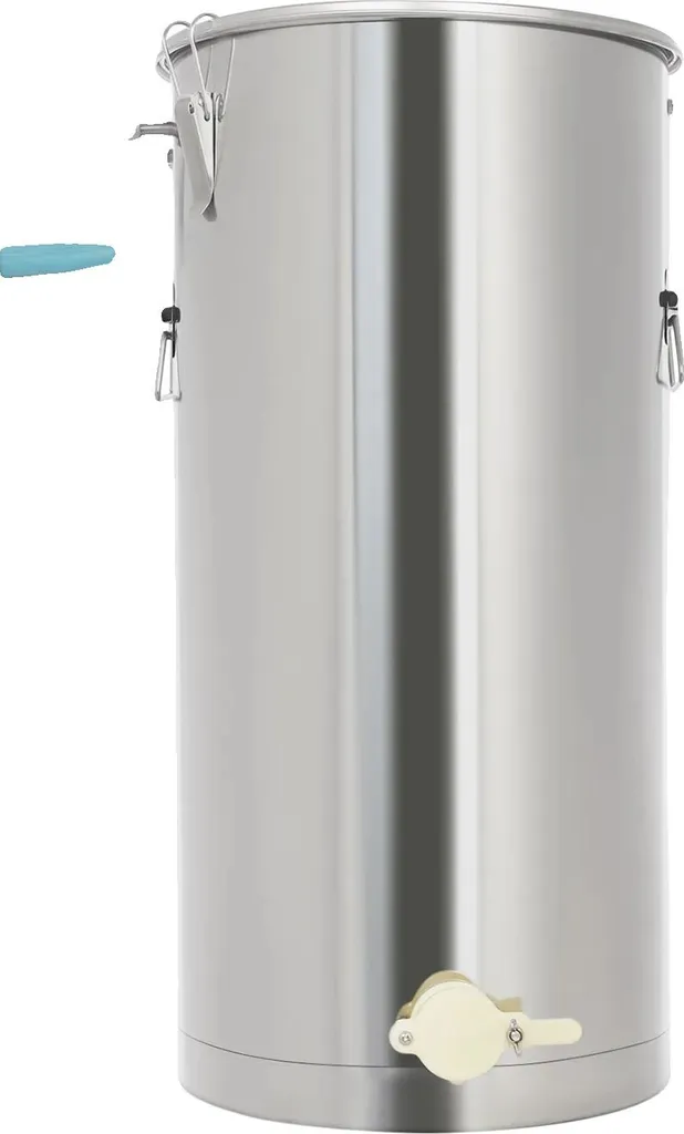 Centrifugeuse à miel manuelle inox 2 cadres pour apiculteur amateur