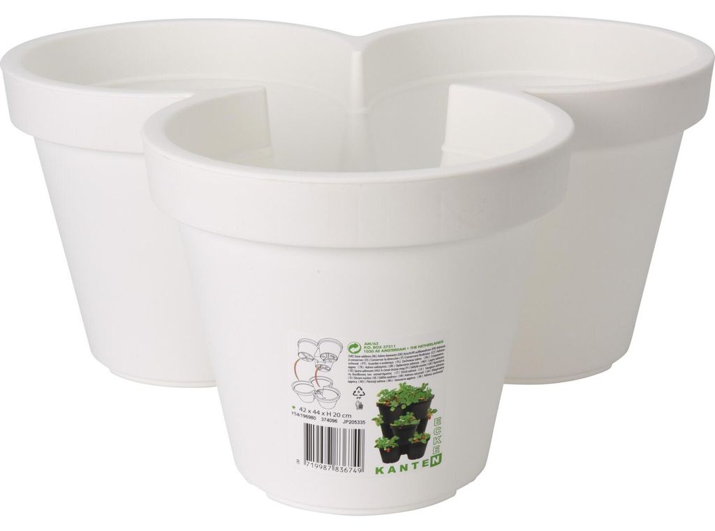 Kvetináč na tri kvety, Ø 44 x 20 cm Obrázok produktu 