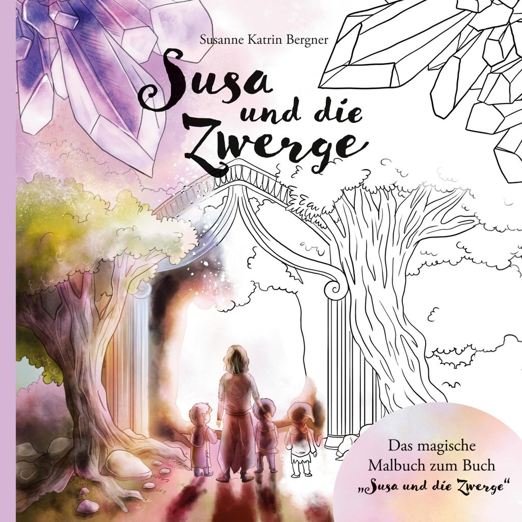 Susa und die Zwerge Malbuch, Deutsch, Taschenbuch, 24 Seiten