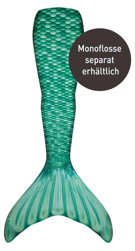 Fin Fun Stoff OHNE MONOFLOSSE, Celtic Green, Youth XL (143-152)