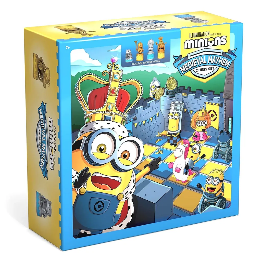 Jeu d'échecs Minions Medieval Mayhem Noble Collection NOB1112