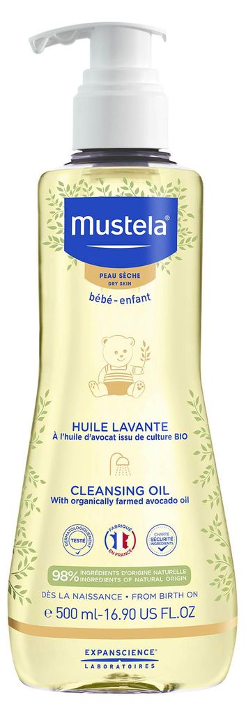 Mustela Olio Bagno Detergente con Perseose di Avocado BIO, Immagine del prodotto 