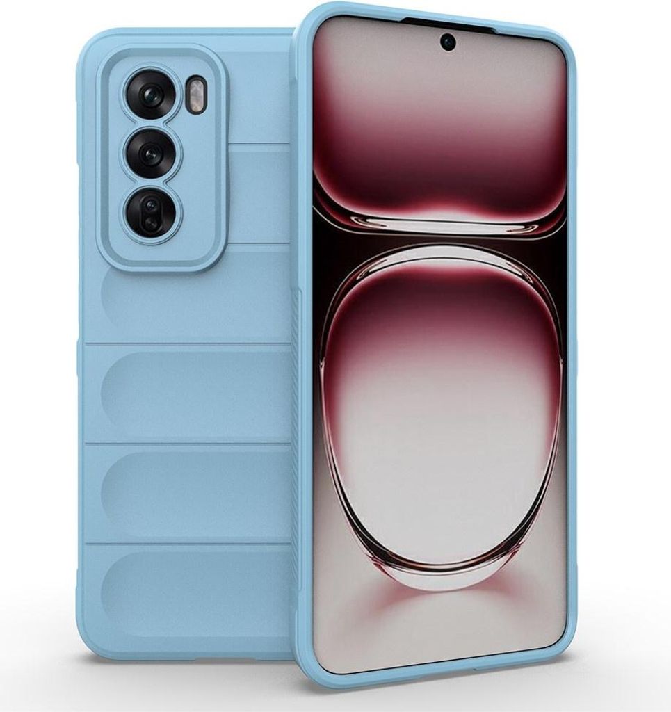 OPPO Reno12 Hülle - Coverup Hands-On Rugged Back Cover - Hellblau