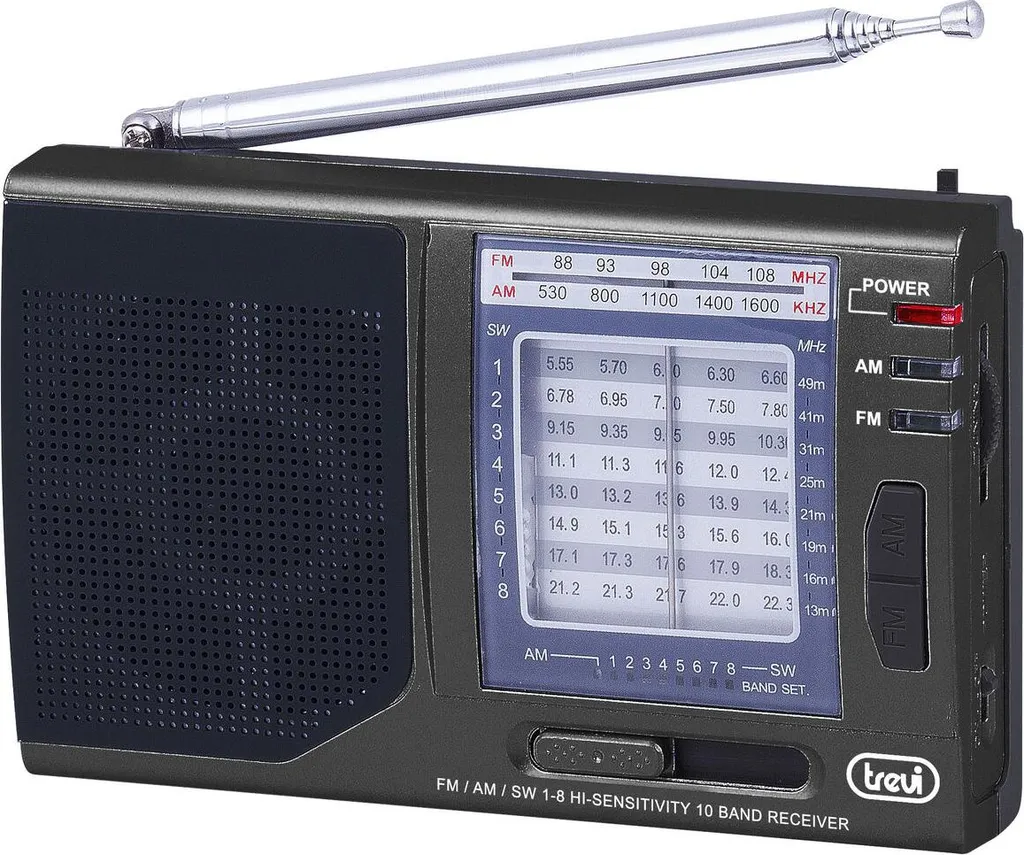 Radio AM/FM Trevi MB728BK Nero | Design Minimal e Alta Portabilità