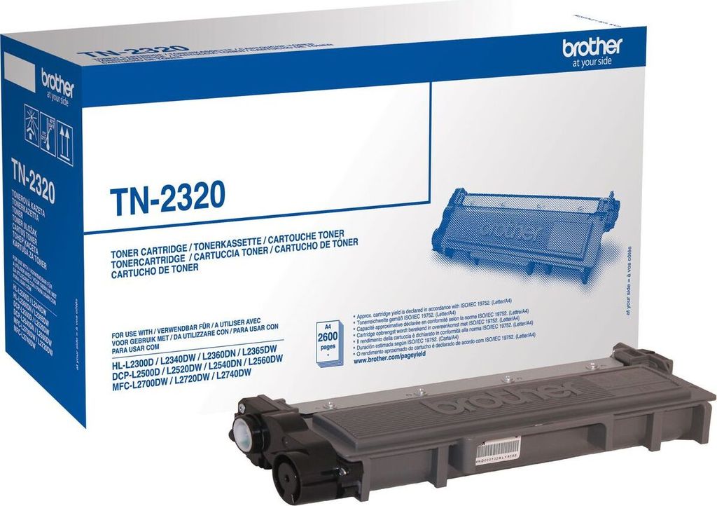 Brother TN-2320, 2600 stron(y), Czarny, 1 szt. Zdjęcie produktu 