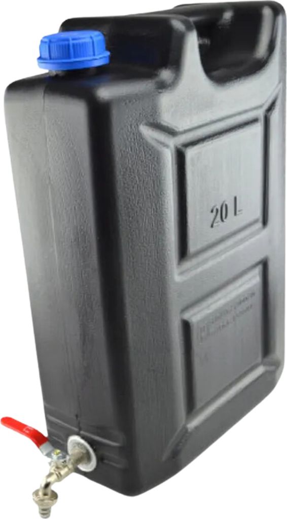 Normani Wasserkanister Aus HD-PE – 10L / 20L / 30L, Lebensmittelecht, Mit Hahn & Tragegriff