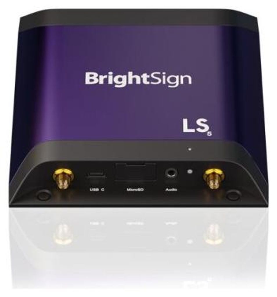 BrightSign LS425 - Schwarz - Violett - M2TS - MOV - MP4 - Obrázok produktu 