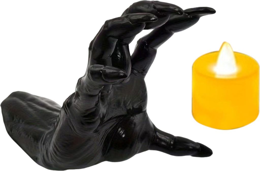 Gruselige Hand-Wanddekoration, realistische Halloween-Requisite, gruseliger Handtuchhalter, gruseliger Schreibtischlampenhalter, Halloween-Partyzub...