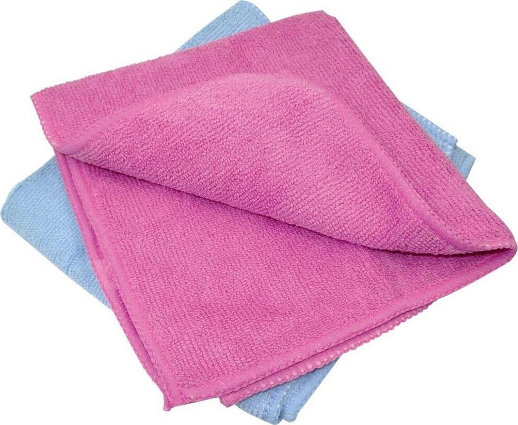 aqualine Mikrofasertücher Polyester 60 °C waschbar, 2 St.