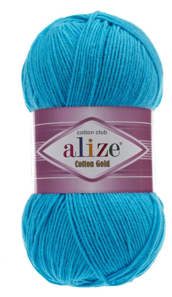 100g Strickgarn Alize Baumwolle Gold Uni Klassikgarn Produktbild 