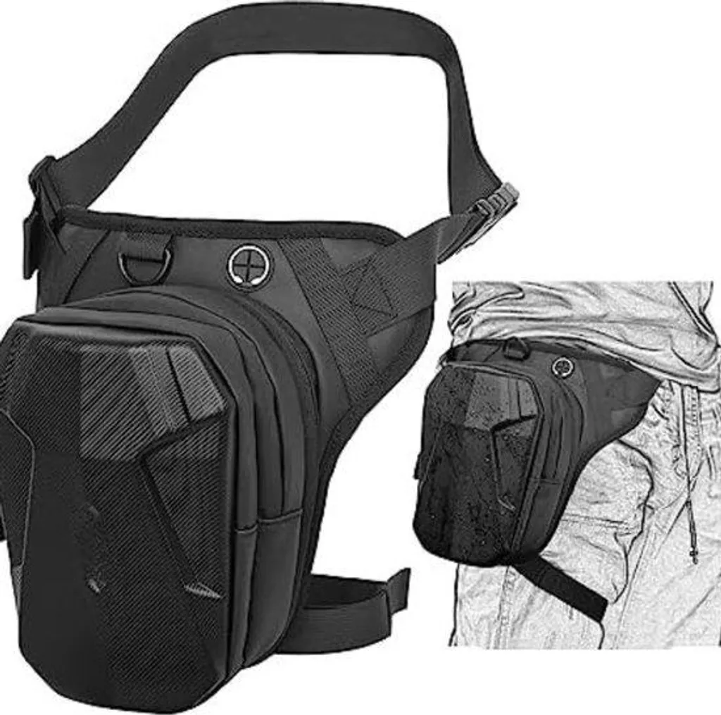 Sac à moteur noir universel pour cadre de moto avec fixation rapide