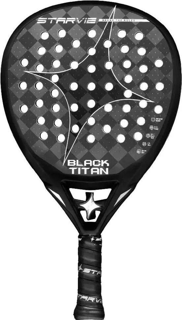 Star Vie Black Titan: Pala de pádel, color , peso de Imagen del producto 