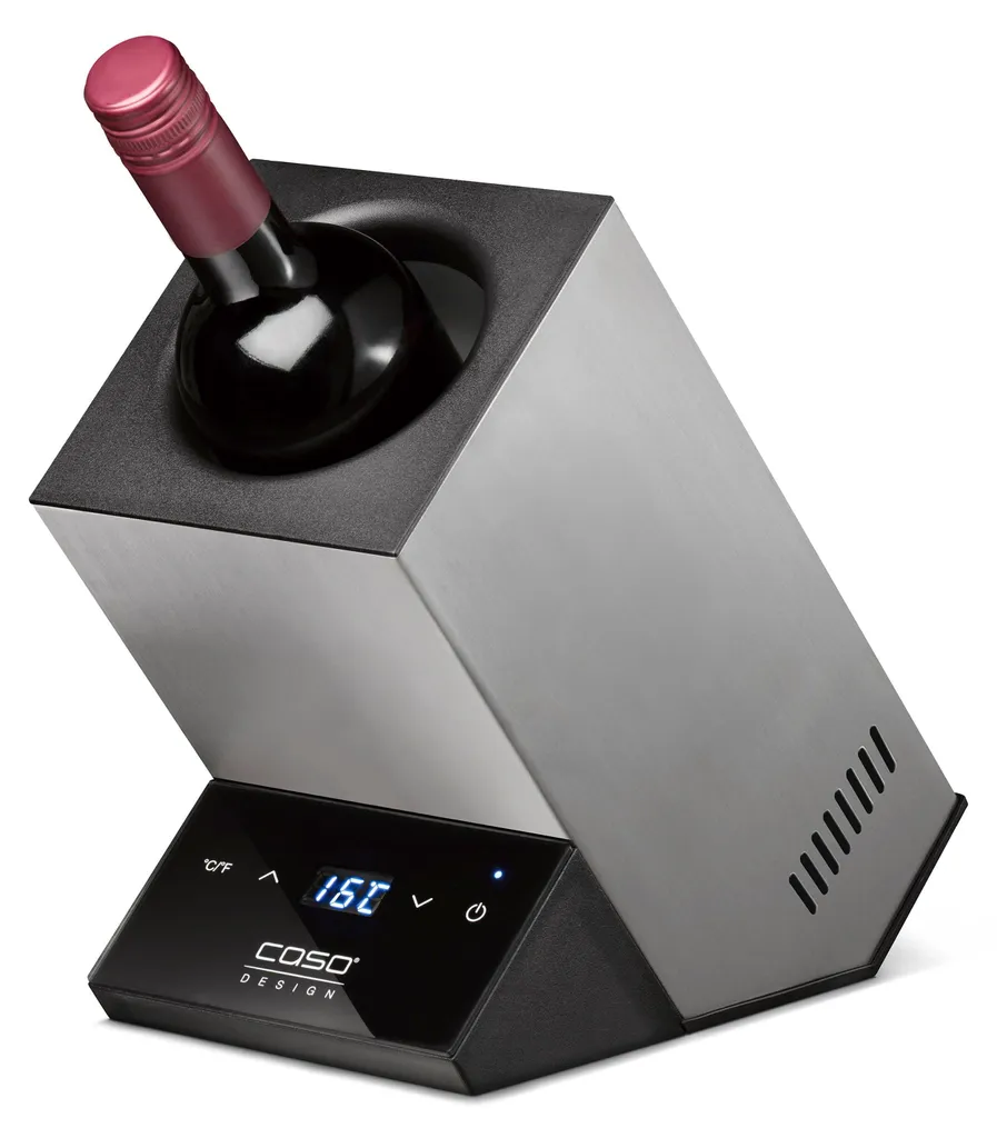 Caso Design WineCaseOne Inox: Refrigeratore Bottiglia Acciaio Touch