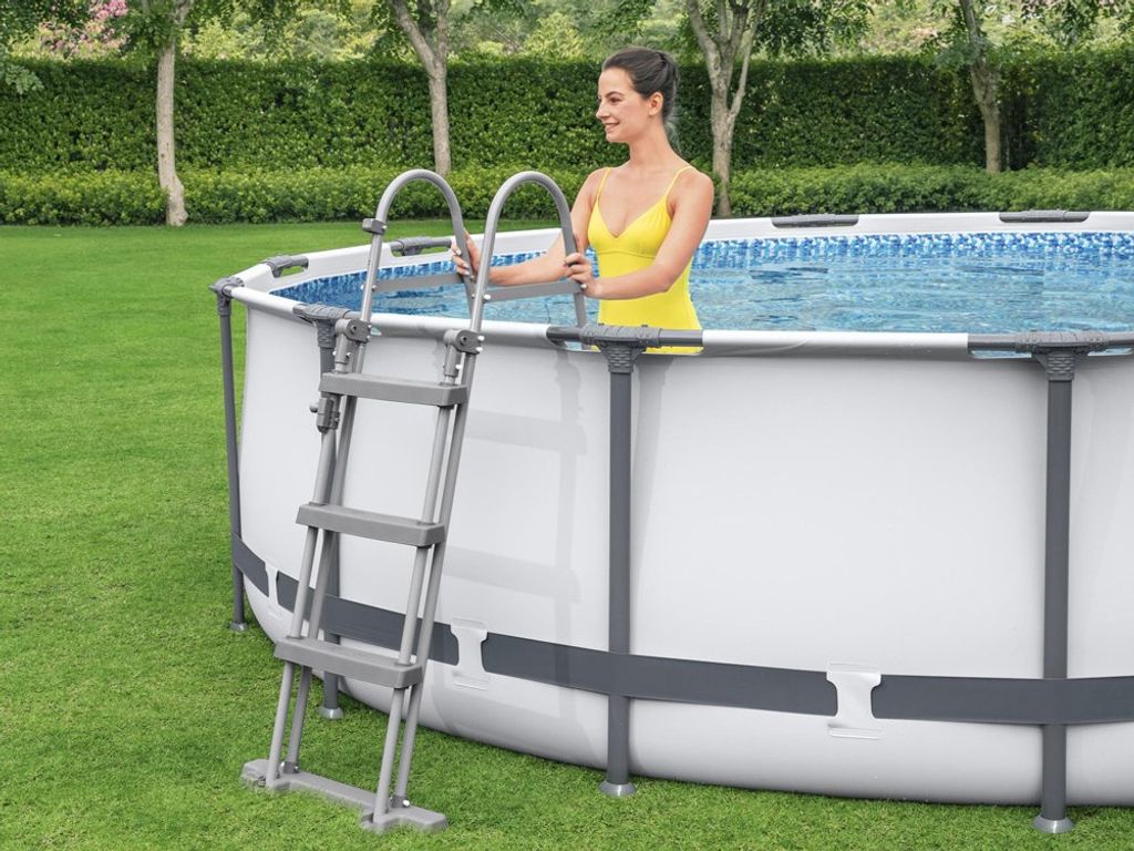 Steel Pro Max™ Frame Pool Komplett-Set, rund, mit Produktbild 43