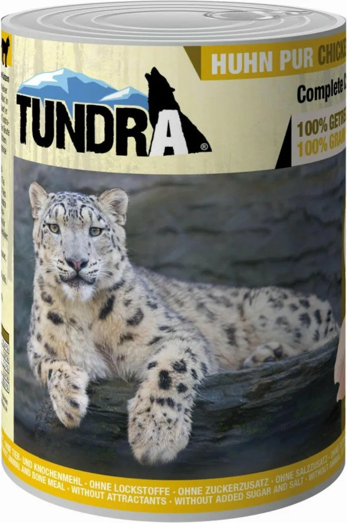 Tundra Cat Pollo Puro 400g x6 | Cibo Umido Senza Cereali Alta Qualità