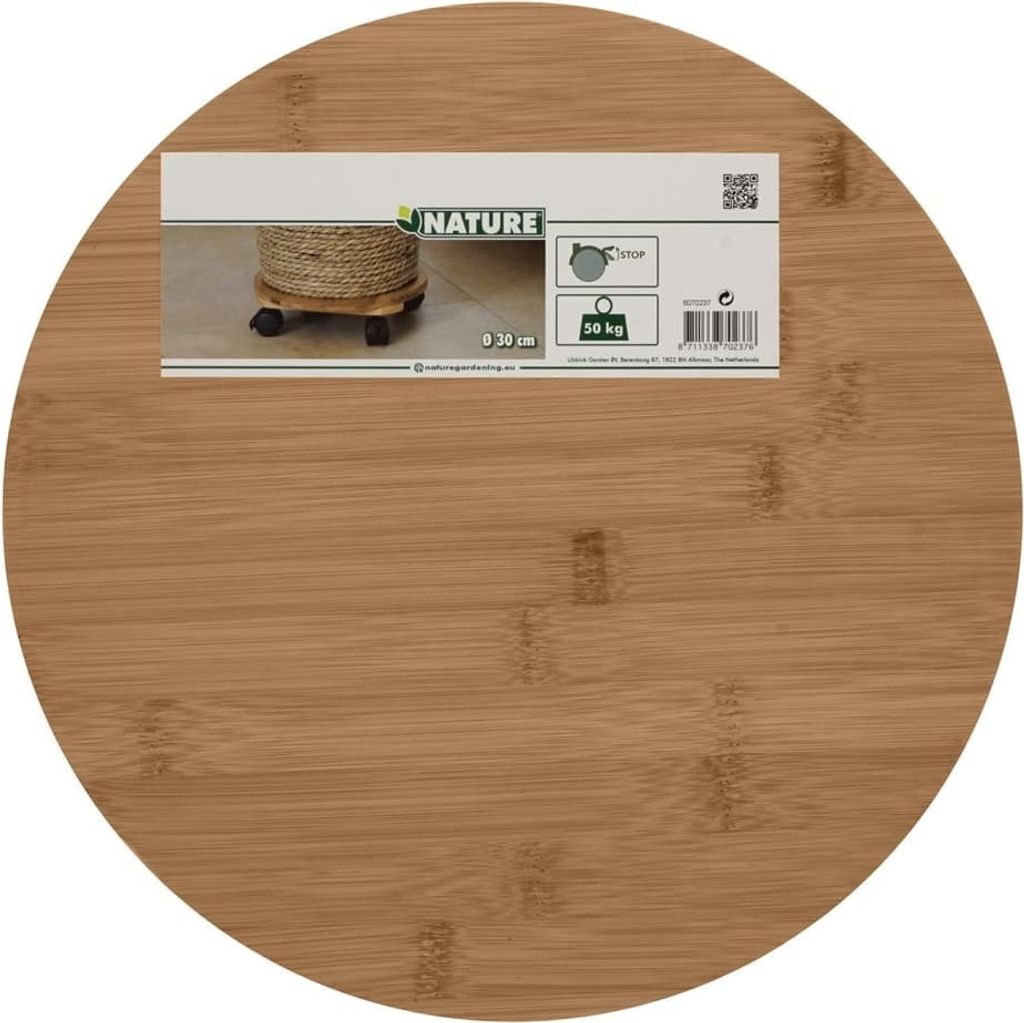 Nature Pflanzenroller Rund Ø30 cm Braun BPC Produktbild 3
