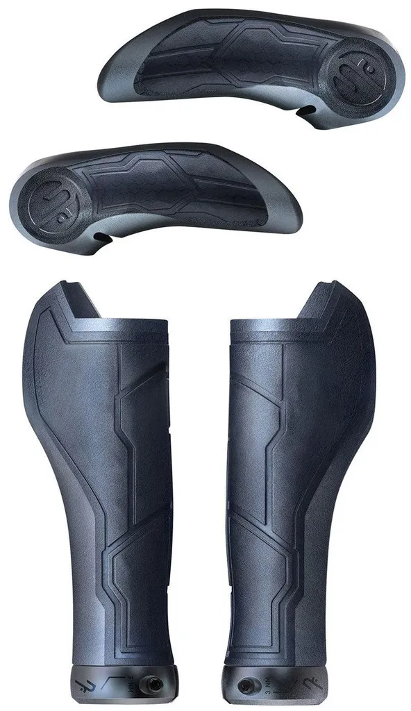 Embouts de guidon prise en main naturelle et grips souples tout-terrain