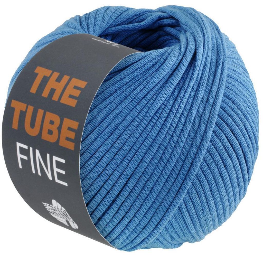 Lana Grossa - The Tube Fine 0121 blau Produktbild 