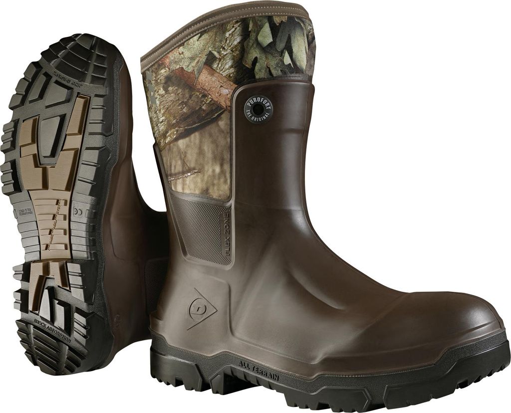 Dunlop Snugboot Trailblazer Herren, w. Purotex Lining (Dark Brown/Camo) Größe 39/40