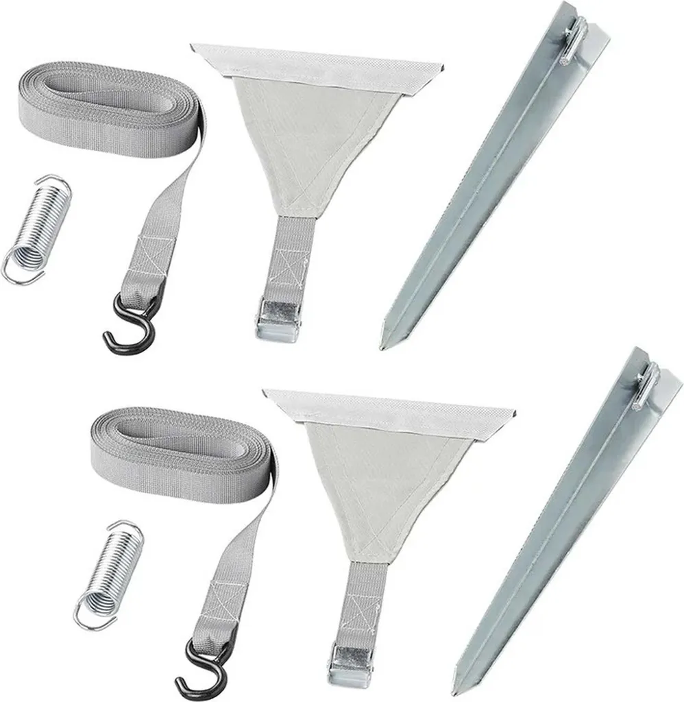 Stabilisateur de store 2x4,8M pour camping-car fixation par rail