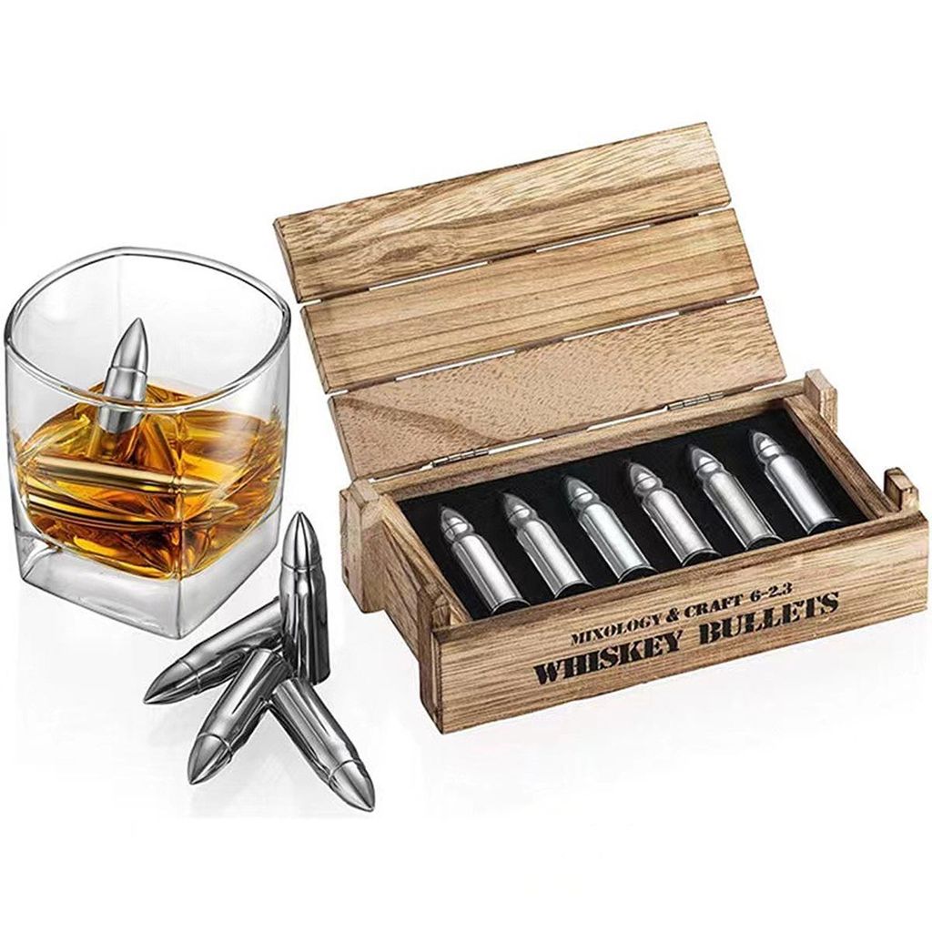 Herren Geschenke–Wiederverwendbare Edelstahl Whiskey Steine,Geburtstags-&Jubiläumsgeschenk,Personalisierte Geschenke für Ehemann,Vater,Freund (...