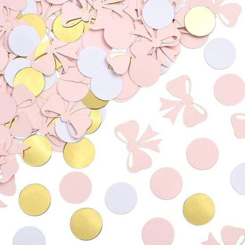 Rosa Party Deko - Glitzerende Konfetti - Feiertags Dekoration - Tisch Konfetti - 60g Bulk - Runde Glitter - Hochzeits Dekoration