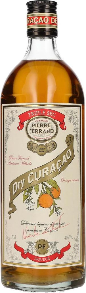 Pierre Ferrand Triple Sec Dry Curaçao 40% Vol. 0,7l Immagine del prodotto 
