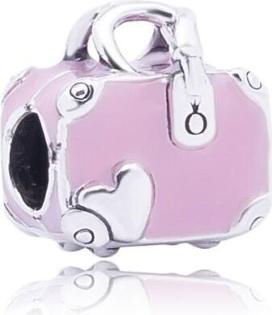 Pandora Valise rose Charm 798063EN124 Pendentif Image du produit 