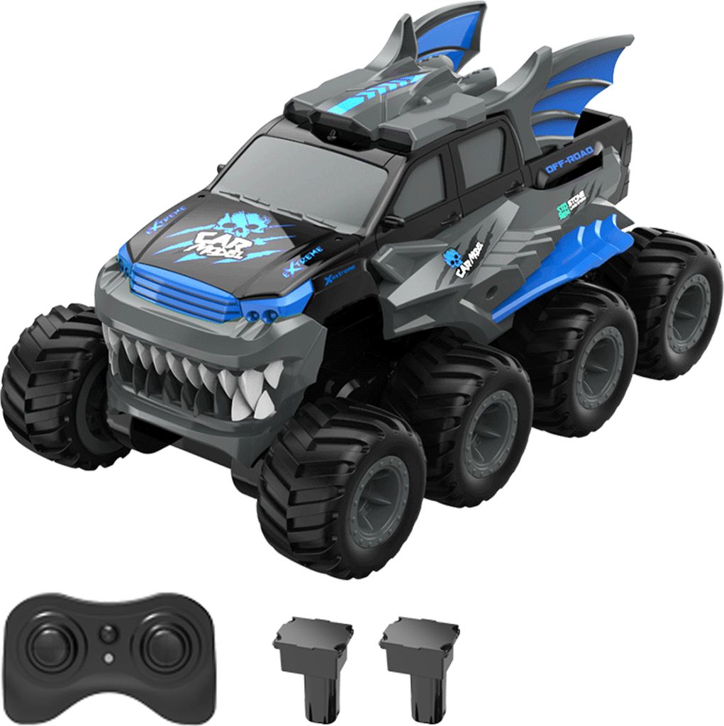 Ferngesteuertes Auto, 2,4 G 8WD Amphibien-Gelaendewagen, wasserdicht, fuer Kinder, 360 ¡ã drehbar, fuer Pool, See, Outdoor, All-Terrain, Land, Wa...