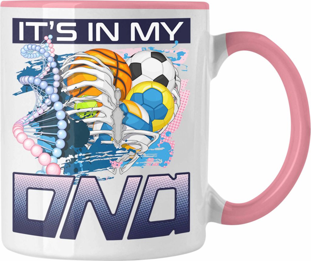 Trendation - Sportlehrer Tasse Geschenk für Sportlehrer Geschenkidee Spruch (Rosa)