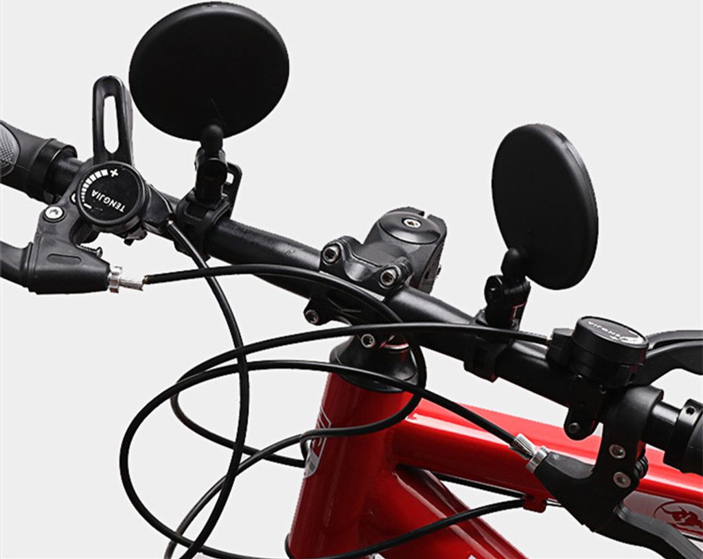 2 Specchietti Retrovisori Per Bici, Regolabili A 360°, Universali Per Manubrio 17-22 Mm, Per MTB E Bici Da Strada