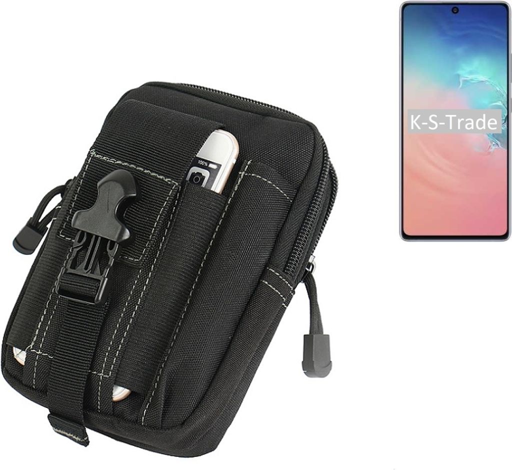K-S-Trade Gürtel Tasche kompatibel mit Samsung Galaxy S10 Lite Gürteltasche Holster Schutz Hülle Handy Hülle Smartphone outdoor Handy-Hülle