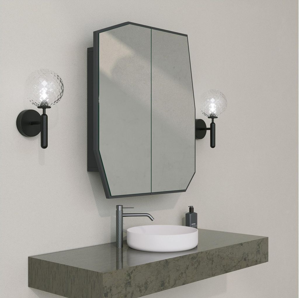 Skye Decor, Quartz Cabinet - Black, Badezimmerschrank, Produktbild 3