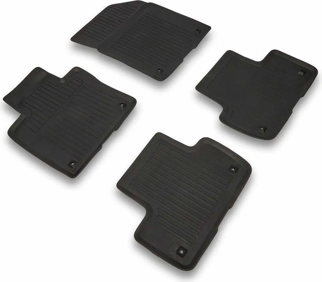 Tapis de sol Volvo XC60 II caoutchouc anthracite d'origine 32357460